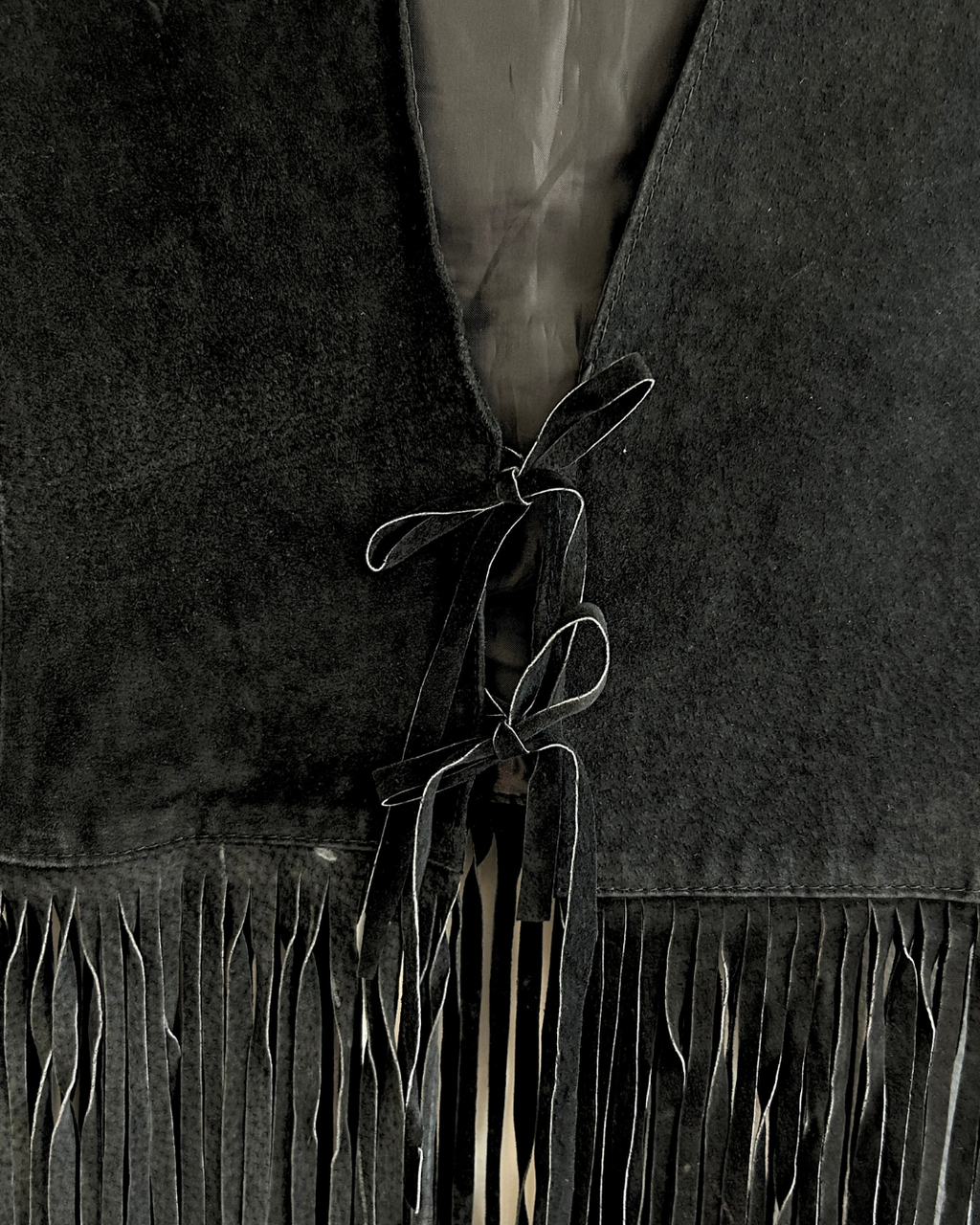 THE SUEDE FRINGE VEST