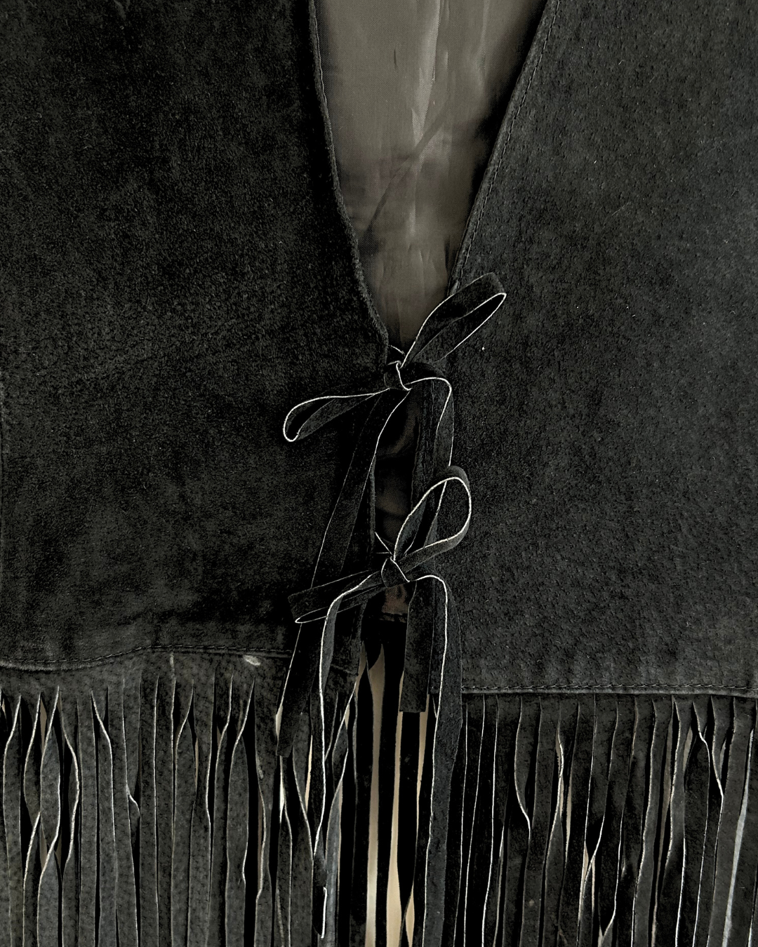 THE SUEDE FRINGE VEST